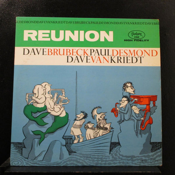 Dave Brubeck Quintet - Reunion LP VG+ 3268 Mono 1958 Red Vinyl Record - Shuga Records