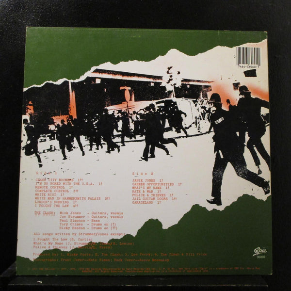 The Clash - The Clash LP VG+ JE 36060 Epic Blue Label 1st 1979 Vinyl Record - Shuga Records