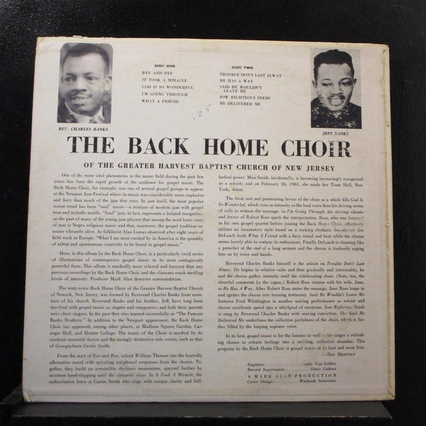 The Greater Harvest Baptist Church - Wonderful LP VG+ VJLP 5011 Mono Record - Shuga Records