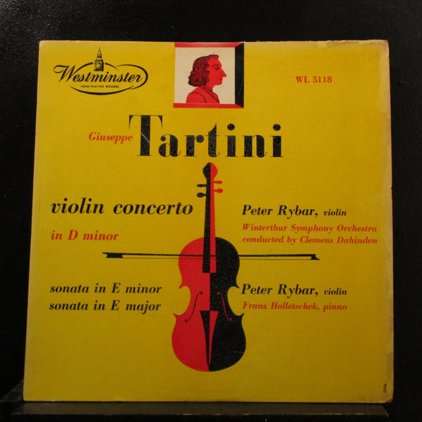 Tartini, Rybar, Dahinden, Holletschek - Violin Concerto in Dm LP VG WL 5118 Mono - Shuga Records