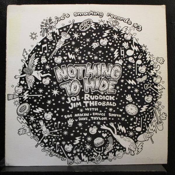Joe Ruddick And Jim Theobald - Nothing To Hide LP VG+ JSR 003 Vinyl 1980 Record - Shuga Records