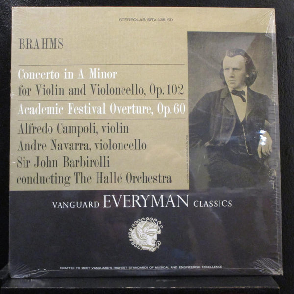 Brahms, Campoli, Navarra, Barbirolli - Concerto In A Minor LP New Sealed SRV-136 - Shuga Records