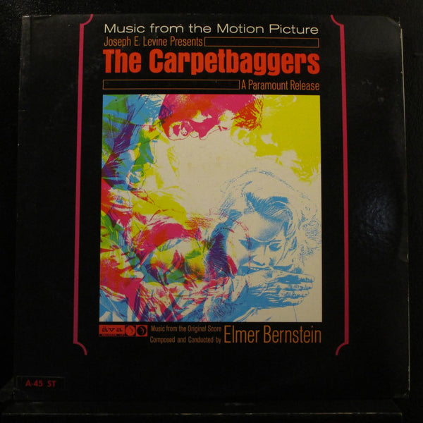 Elmer Bernstein - The Carpetbaggers Soundtrack LP VG+ A-45 ST Mono Vinyl Record - Shuga Records