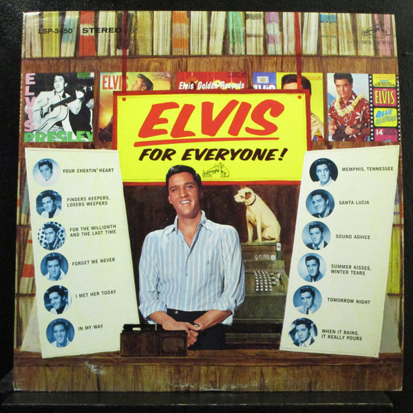 Elvis Presley - Elvis For Everyone! LP VG+ LSP-3450 RCA 1970's USA Vinyl Record - Shuga Records
