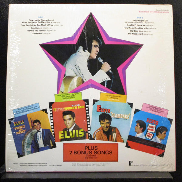 Elvis Presley - Sings Hits From His Movies Volume 1 LP Mint- CAS-2567 Record - Shuga Records