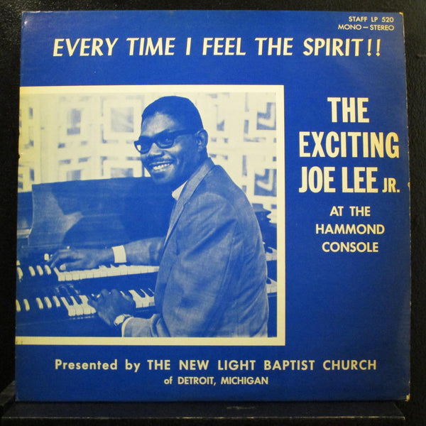 Joe Lee Jr. - Every Time I Feel the Spirit LP VG- LPS-520 Detroit Organ Record - Shuga Records