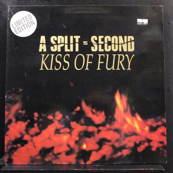 A Split - Second - Kiss Of Fury LP VG+ AS 5014 Belgium 1990 Vinyl Record - Shuga Records