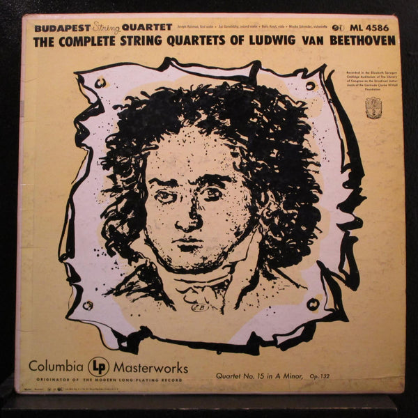 Beethoven, Budapest - String Quartet Quartet No. 14 In C#m LP VG SL 174 Mono 6i - Shuga Records