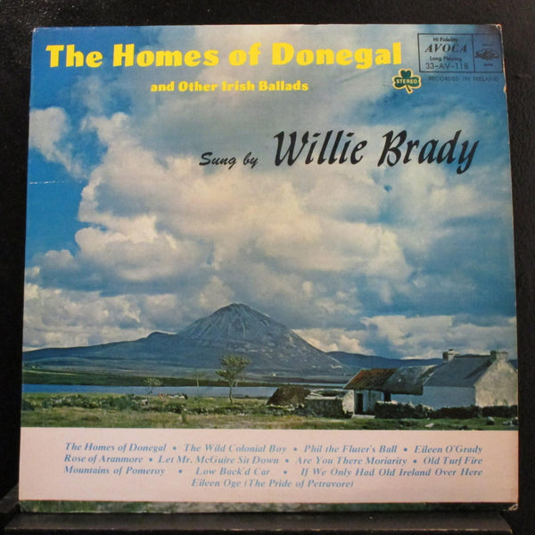 Willie Brady - The Homes Of Donegal & Irish Ballads LP VG+ 33-ST-118 Stereo USA - Shuga Records