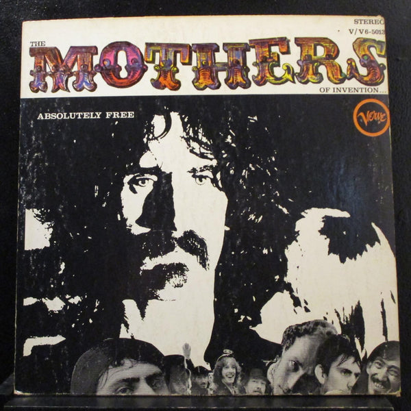 The Mother's Of Invention - Absolutely Free LP VG+ V6/5013 Verve Blue Lbl Record - Shuga Records
