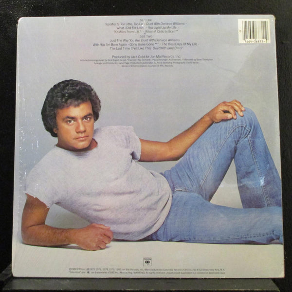 Johnny Mathis - The Best Of Johnny Mathis: 1975-1980 LP Mint- JC 36871 Record - Shuga Records