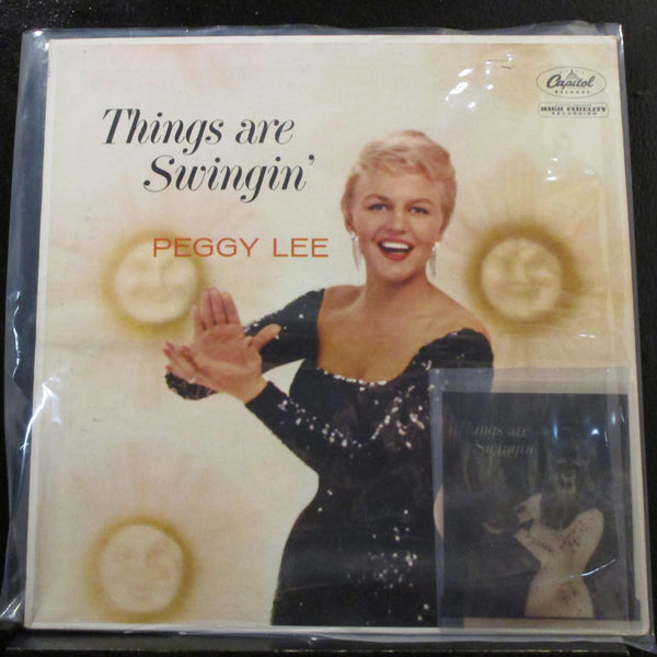 Peggy Lee - Things Are Swingin' - No LP / Just Cover & Transparency Print Insert - Shuga Records