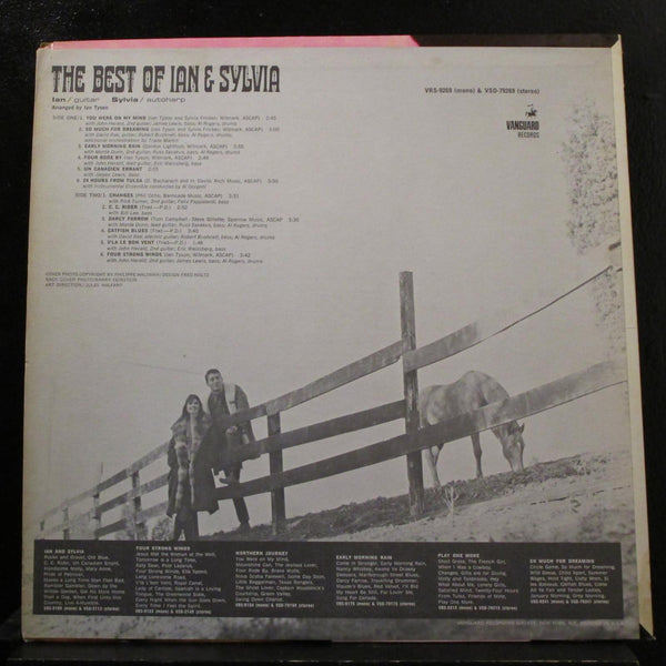 Ian & Sylvia - The Best Of Ian & Sylvia LP VG+ VSD-79269 USA 1968 Vinyl Record - Shuga Records