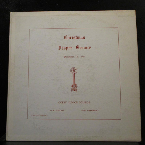 Colby Junior College - Christmas Vesper Service LP VG+ Mono Private Vinyl Record - Shuga Records
