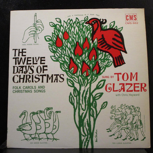 Tom Glazer - The Twelve Days Of Christmas LP VG CMS 662 Stereo 1973 Vinyl Record - Shuga Records