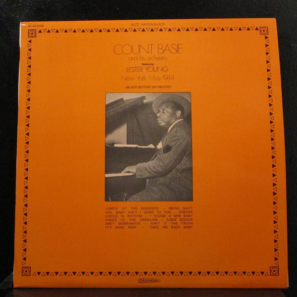 Count Basie - Featuring Lester Young New York May 1944 LP Mint- JA 5105 Record - Shuga Records