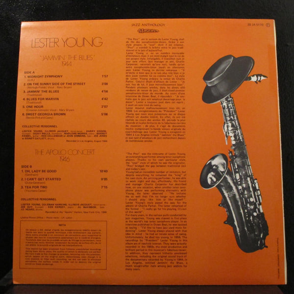 Lester Young - Jammin' The Blues The Apollo Concert LP Mint- JA 5110 Mono France - Shuga Records