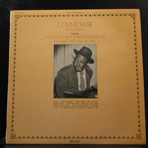 Count Basie Ft Edison, Jacquet, Tate - LA 1945, NY 1946 LP Mint- JA 5147 France - Shuga Records