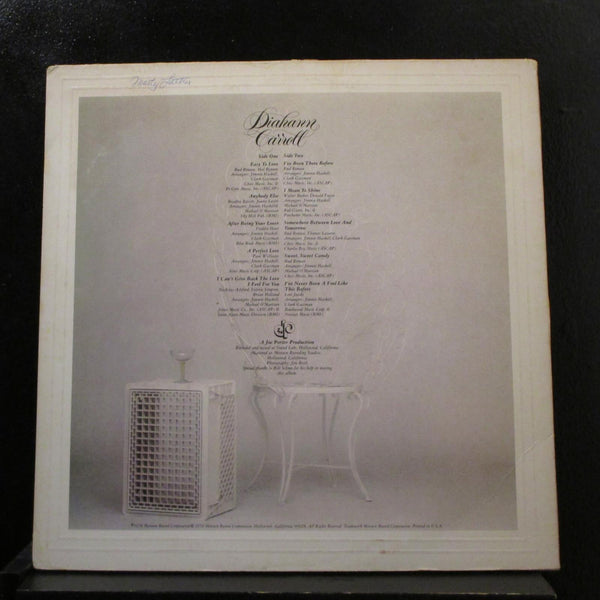 Diahann Carroll - Diahann Carroll LP VG+ D5RS-7559-1 White Promo Vinyl Record - Shuga Records
