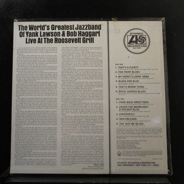Yank Lawson And Bob Haggart - Live At The Roosevelt Grill LP New Sealed SD 1570 - Shuga Records