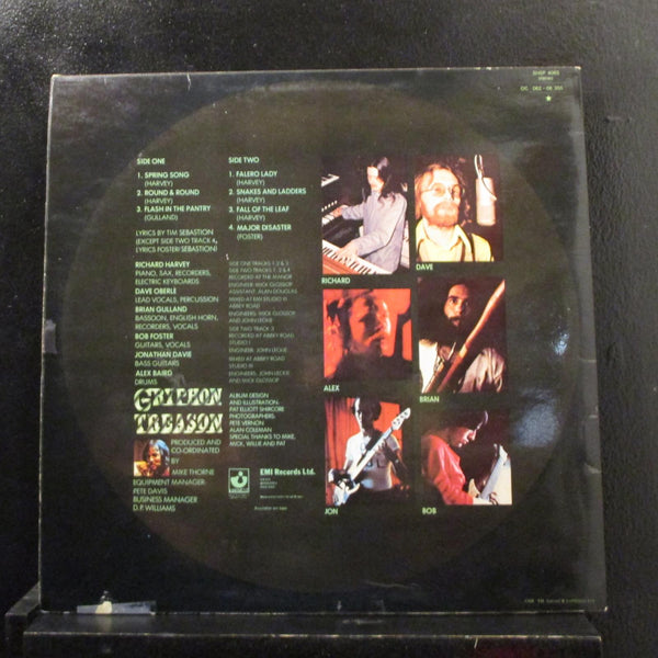 Gryphon - Treason - VG+ (VG Cover) LP Record 1977 Harvest UK Original Vinyl - Prog Rock - Shuga Records