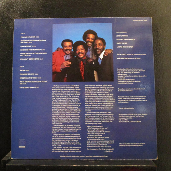 The Persuasions - No Frills LP Mint- 3083 Rounder 1984 USA Vinyl Record - Shuga Records