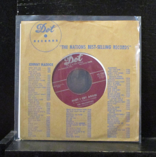 The Hilltoppers - I Keep Telling Myself / Must I Cry Again 7" VG+ 45-15034 Vinyl - Shuga Records