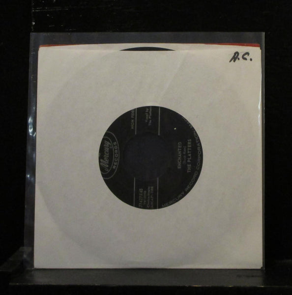 The Platters - The Sound And The Fury / Enchanted 7" VG+ 71427X45 Mercury Vinyl - Shuga Records