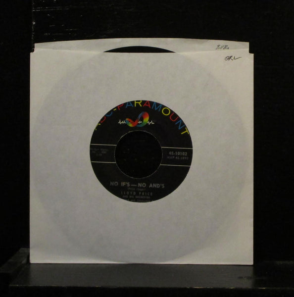 Lloyd Price - No If's - No And's / For Love 7" VG+ 45-10102 ABC-Paramount Vinyl - Shuga Records