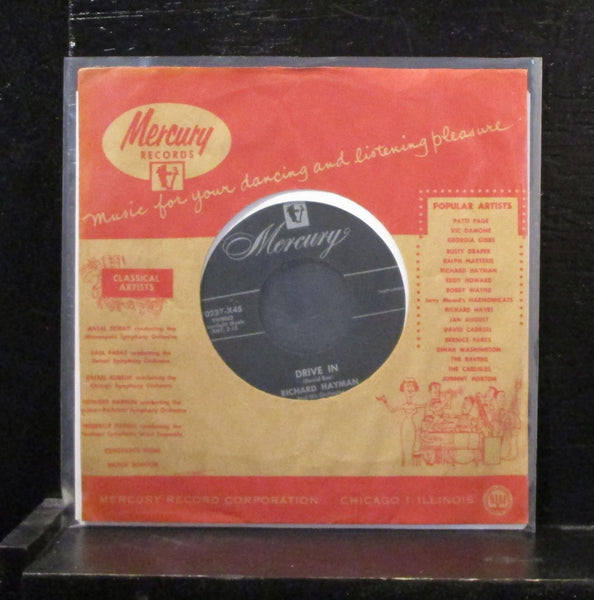 Richard Hayman - Sadie Thompson's Song 7" Mint- 70237X45 Mercury Vinyl 45 - Shuga Records