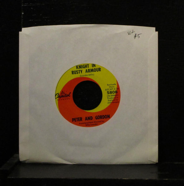 Peter & Gordon - Knight In Rusty Armor / The Flower Lady 7" VG+ 5808 Vinyl 45 - Shuga Records