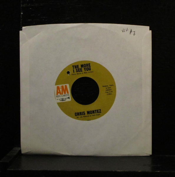 Chris Montez - The More I See You / You , I Love You 7" VG+ 796 Vinyl drill hole - Shuga Records