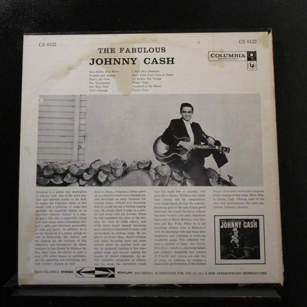 Johnny Cash - The Fabulous Johnny Cash (1958) - Mint- (VG+ cover) LP Record 1967 Columbia USA 360 Sound Vinyl - Country / Rockabilly - Shuga Records