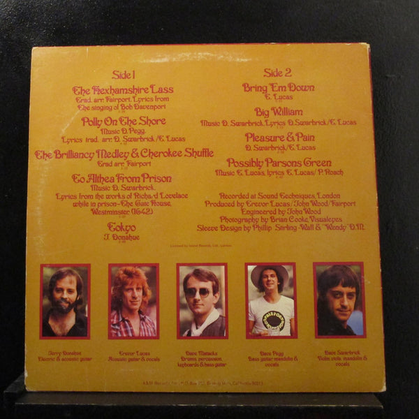 Fairport Convention - Nine LP VG+ SP-3603 A&M 1973 USA Vinyl Record - Shuga Records