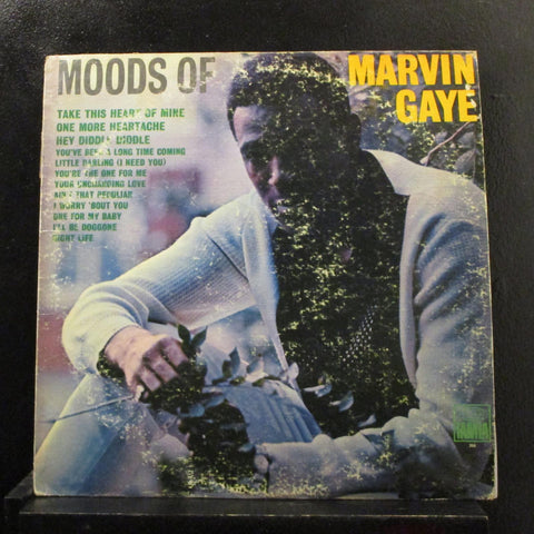 Marvin Gaye – Moods Of Marvin Gaye - VG- (low grade) LP Record 1966 Tamla USA Mono Original Vinyl - Soul / Rhythm & Blues