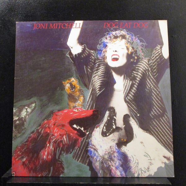Joni Mitchell - Dog Eat Dog LP VG+ GHS 24074 Geffen 1985 USA Vinyl Record - Shuga Records