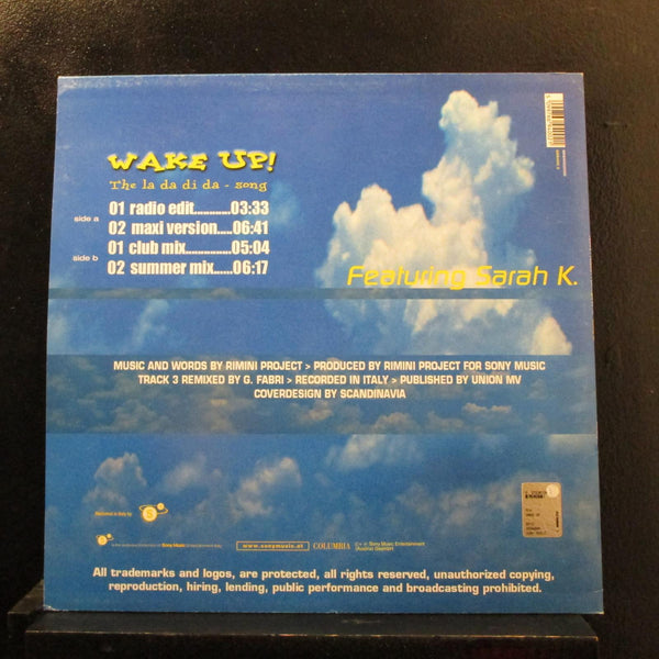 Rimini Project Ft Sarah K. - Wake Up! (La Da Di Da Song) LP Mint- 669400 2 Italy - Shuga Records