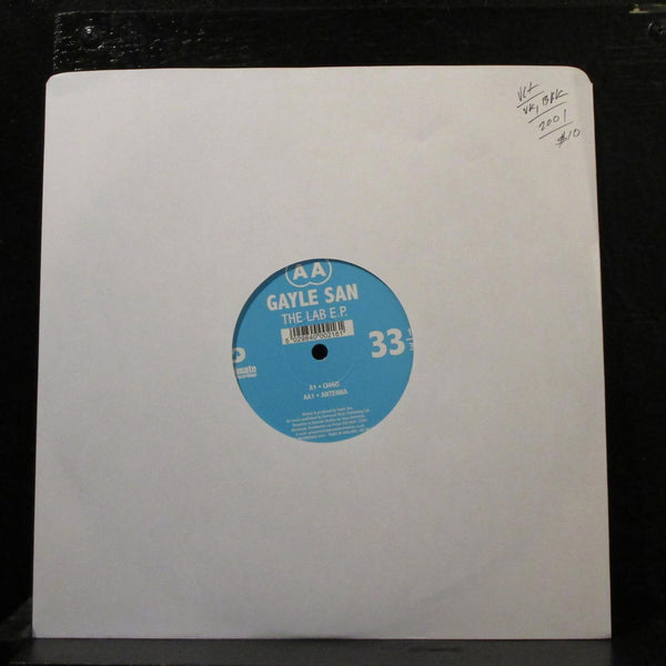 Gayle San - The Lab E.P. 10" VG+ PMTEN 021 UK 2001 Primate Black Vinyl Record - Shuga Records
