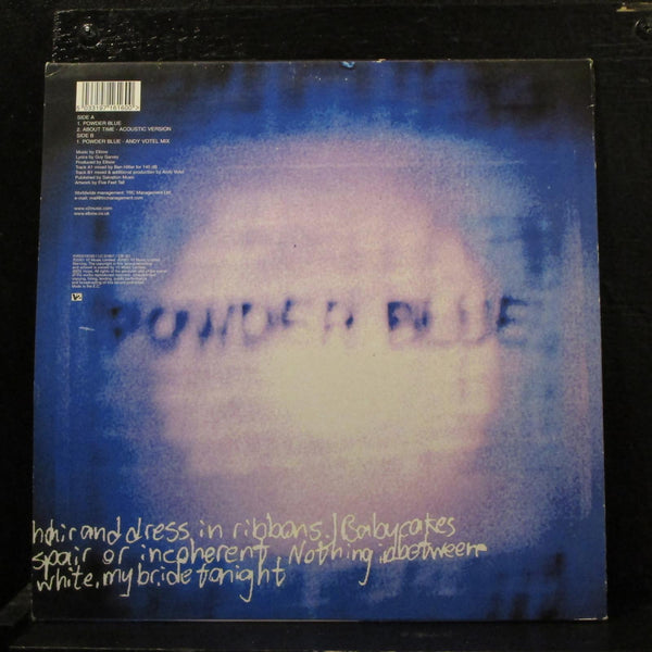 Elbow - Powder Blue 10" Mint- VVR5016160 UK 2001 Blue Vinyl Record - Shuga Records