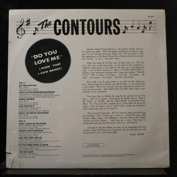 The Contours - Do You Love Me (Now That I Can Dance) LP New Sealed M5-188V1 1981 - Shuga Records