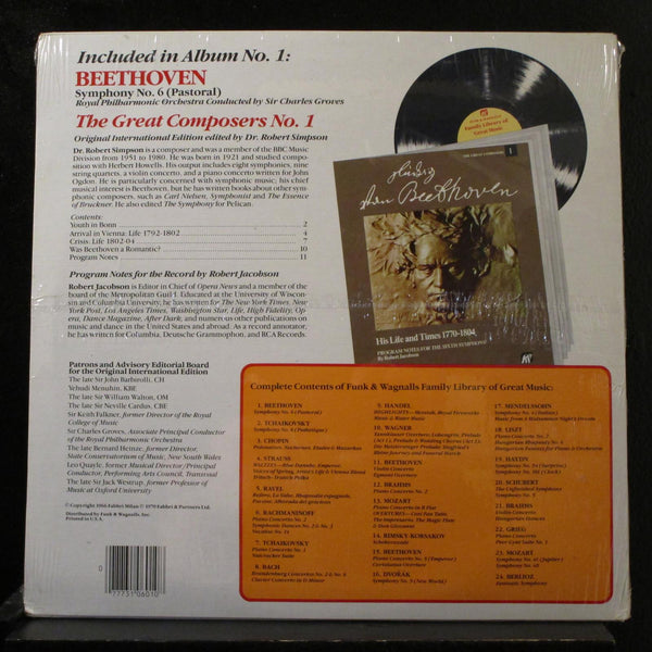 Beethoven - Symphony No. 6 (Pastoral) LP New Sealed FW-601 USA 1984 Vinyl Record - Shuga Records