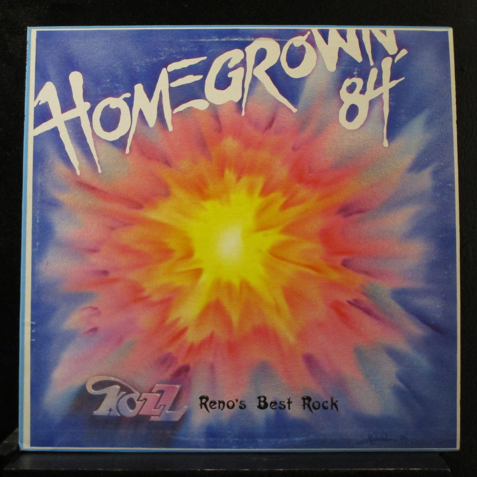 Various - Homegrown '84 For MDA LP VG+ Kozz 105 Reno NV Private Rock Comp Record