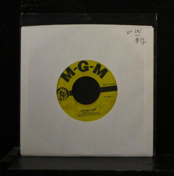 Billy Williams Quartet - (It's No) Sin 7" VG+ Vinyl 45 1951 MGM 11066 label wear - Shuga Records