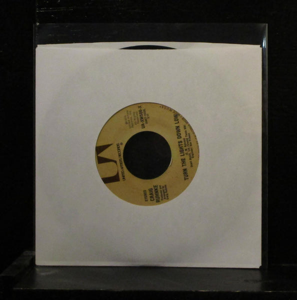 Craig Ruhnke - Summer Girl / Turn The Lights Down Low 7" VG+ Vinyl 45 UA-XW506-X - Shuga Records