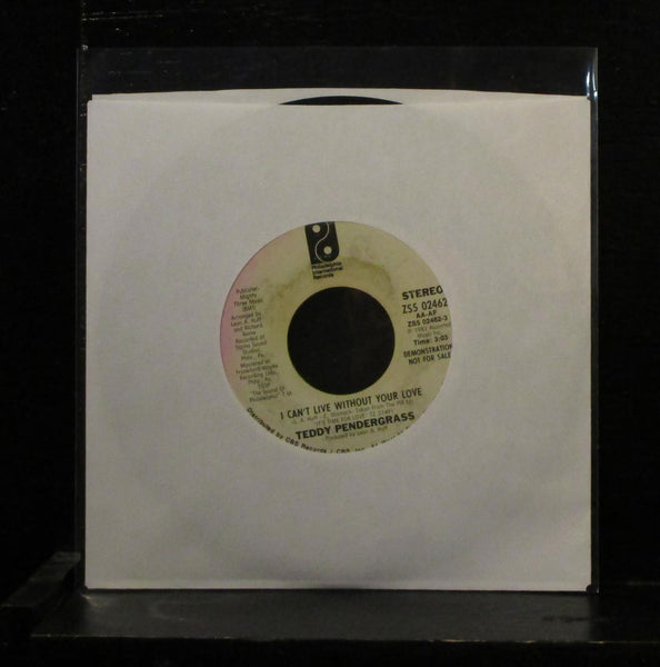 Teddy Pendergrass - I Can't Live Without Your Love 7" VG+ Promo Vinyl label wear - Shuga Records