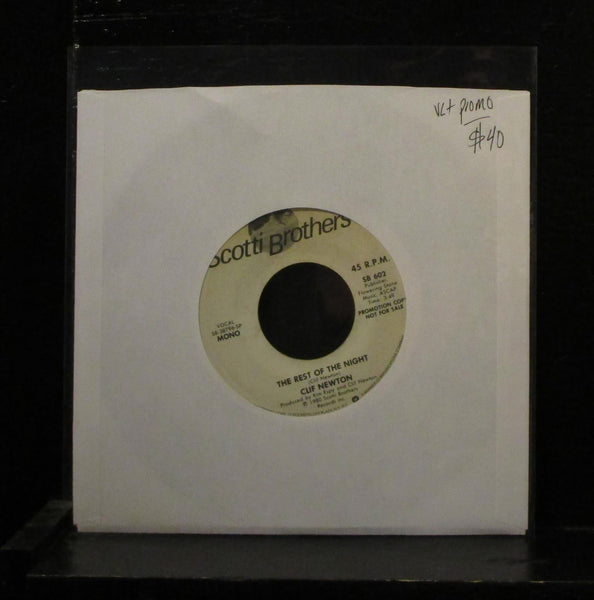 Clif Newton - The Rest Of The Night 7" VG+ Promo Vinyl 45 1980 SB 602 USA - Shuga Records
