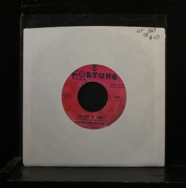 Nathaniel Mayer & The Fabulous Twilights - Village Of Love 7" VG+ Vinyl 45 545 - Shuga Records