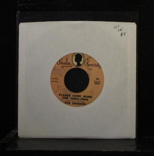 The Uniques - Please Come Home For Christmas 7" VG+ Vinyl Paula 255 label wear - Shuga Records