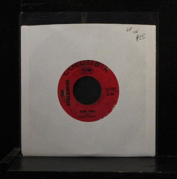 The Spellbinders - For You / Stone In Love 7" VG+ Vinyl 45 4-43384 label wear - Shuga Records