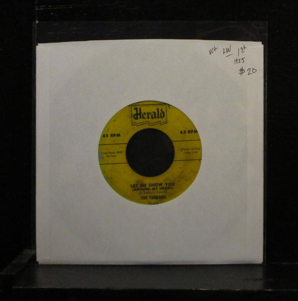 The Turbans - When You Dance / Let Me Show You 7" VG+ 1st Vinyl H-458 label wear - Shuga Records